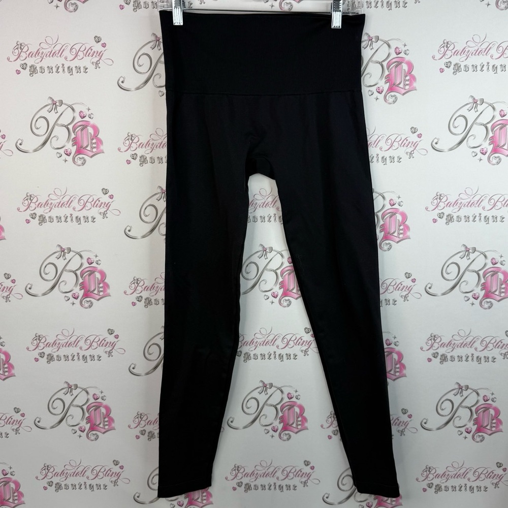 Leggings tights pants stretchy black High-Waist Black Women's Active Leggings